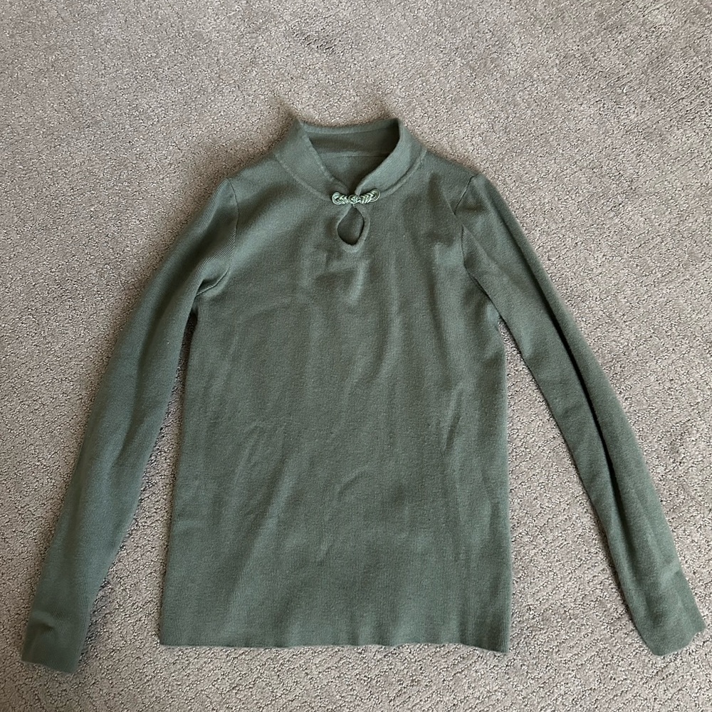 Olive Green Women's Sweater